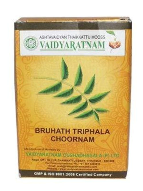 Vaidyaratnam Bruhath Triphala Choornam, 100 g-5.webp